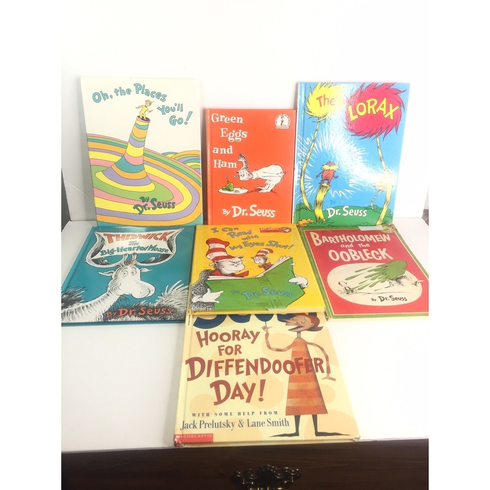Set Dr Seuss Books Mostly Hardcover Literacy Reading Fun‎ Classroom Homeschool